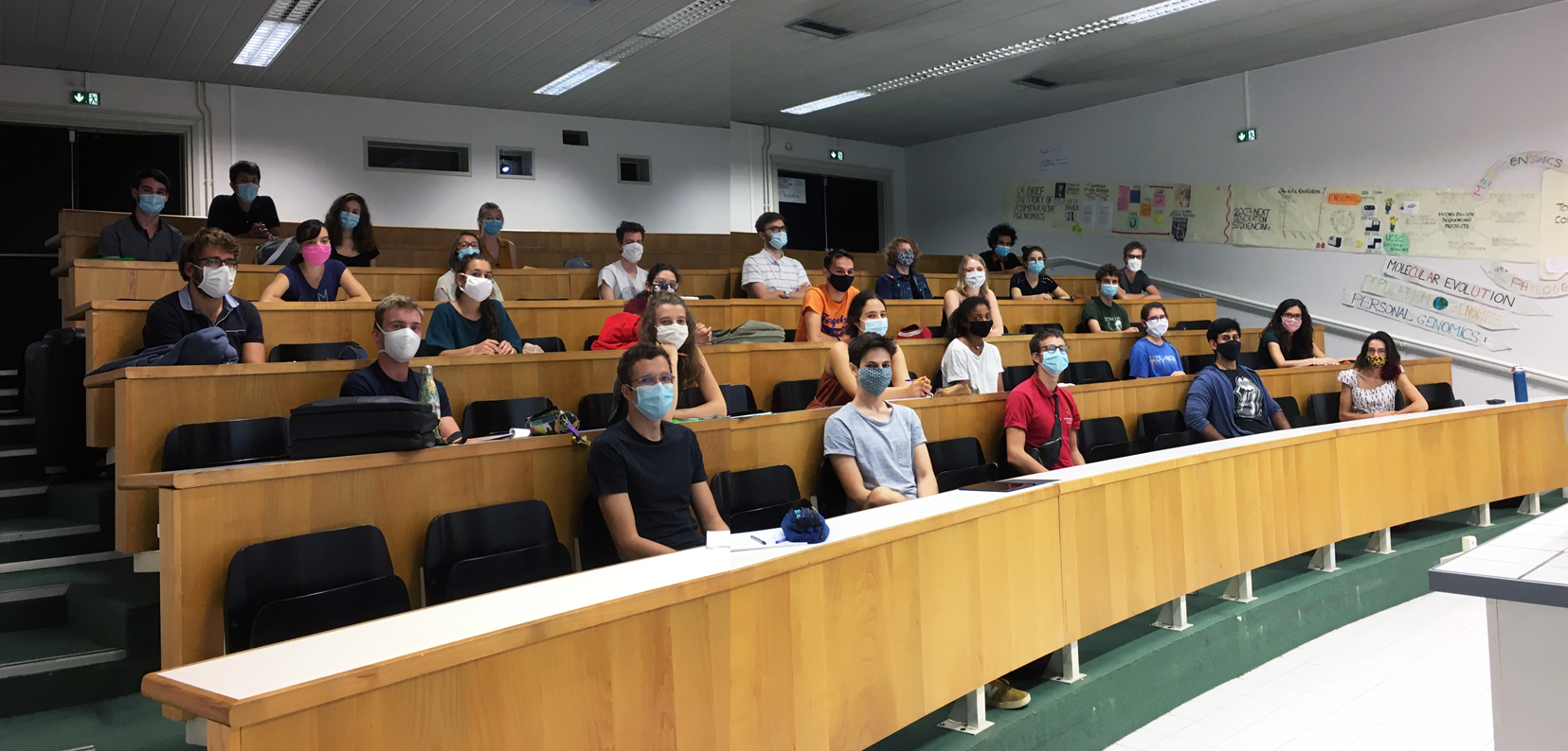 Rentrée masquée pour les M2 de Biologie